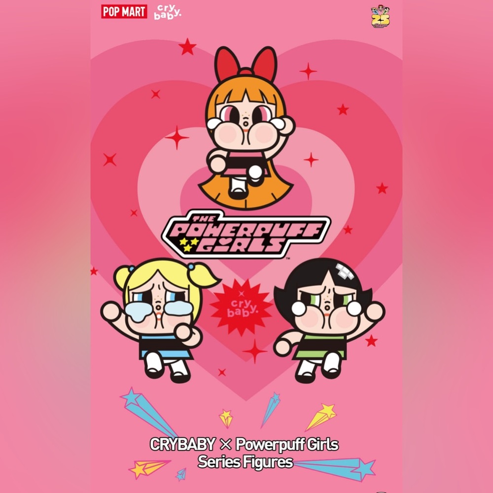 CRYBABY × Powerpuff Girls – Sleep Buttercup Vinyl Figure (Pop Mart Blind Box) 💙 - Picture 2 of 11